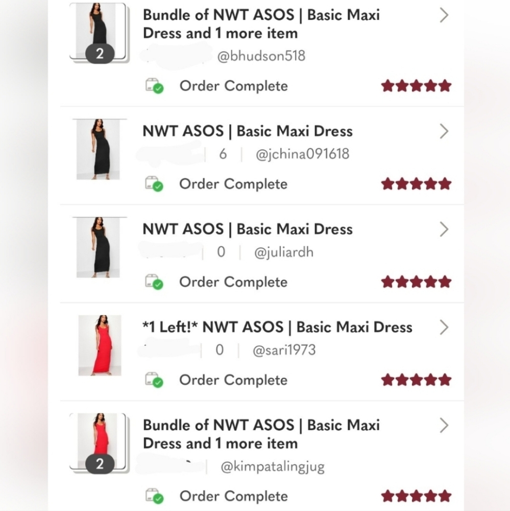 NWT ASOS | Boohoo Basic Maxi Dress - Picture 8 of 9
